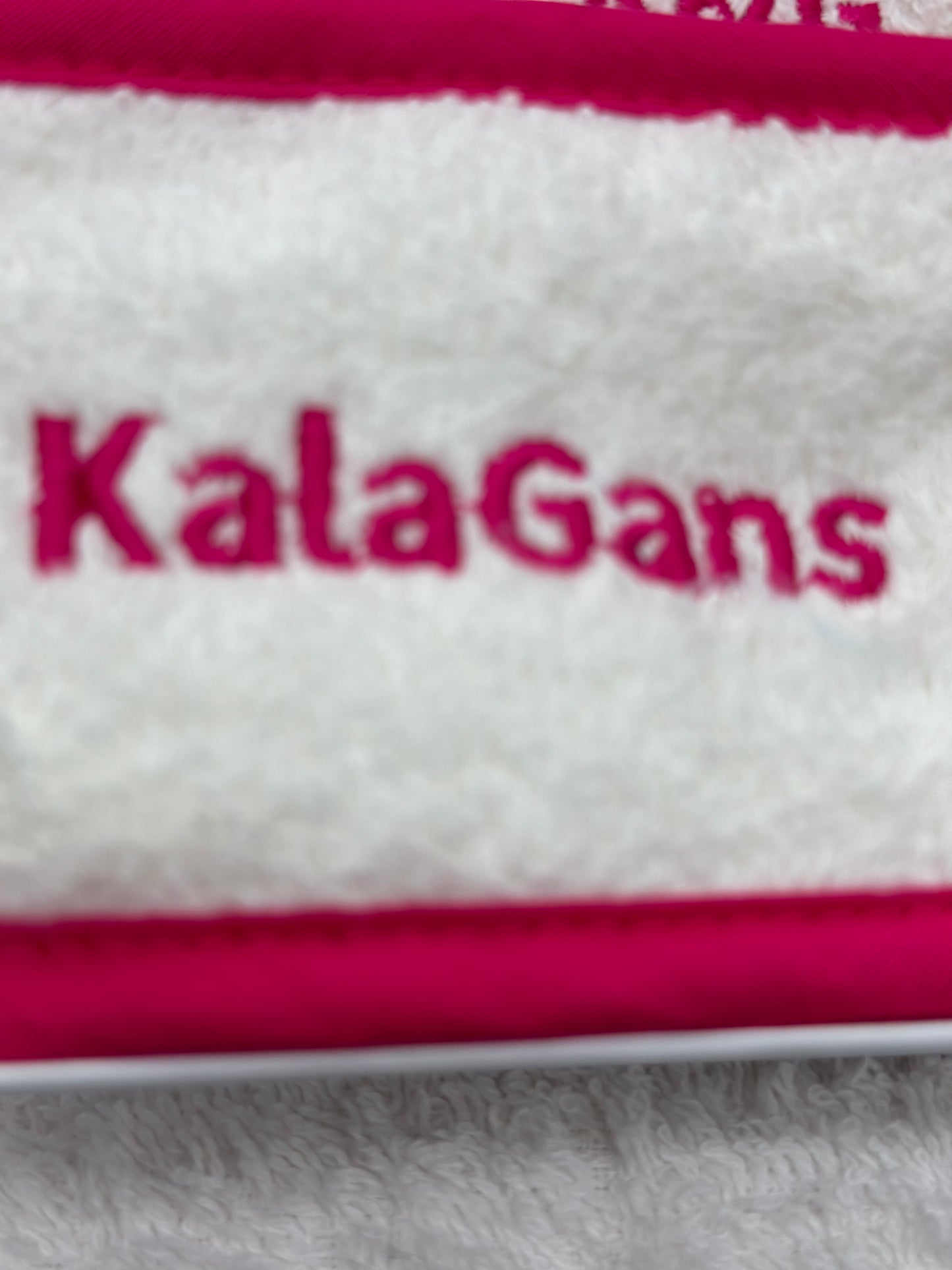 Σετ Headband & 2 Wristbands με φούξια μπορντούρα