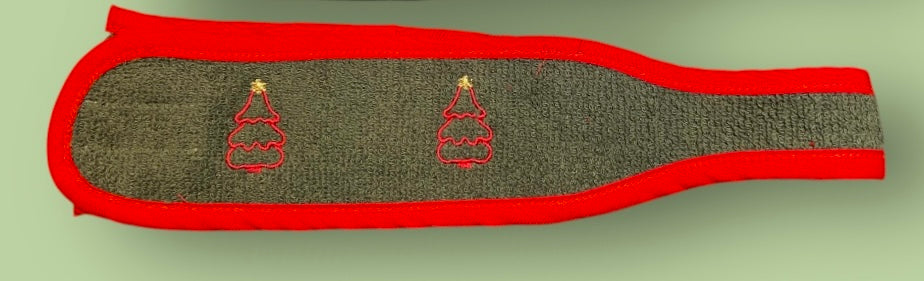 Χριστουγεννιάτικο Headband με κέντημα Χριστουγεννιάτικου δέντρου